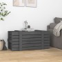 Aufbewahrungsbox aus massivem Kiefernholz grau 91x40,5x42 cm von vidaXL, Aufbewahrungskörbe - Ref: Foro24-825000, Preis: 96,2...