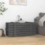 Aufbewahrungsbox aus massivem Kiefernholz grau 91x40,5x42 cm von vidaXL, Aufbewahrungskörbe - Ref: Foro24-825000, Preis: 95,1...