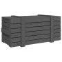 Aufbewahrungsbox aus massivem Kiefernholz grau 91x40,5x42 cm von vidaXL, Aufbewahrungskörbe - Ref: Foro24-825000, Preis: 95,1...