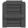 Aufbewahrungsbox aus massivem Kiefernholz grau 91x40,5x42 cm von vidaXL, Aufbewahrungskörbe - Ref: Foro24-825000, Preis: 96,2...