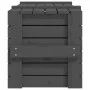 Aufbewahrungsbox aus massivem Kiefernholz grau 91x40,5x42 cm von vidaXL, Aufbewahrungskörbe - Ref: Foro24-825000, Preis: 95,1...