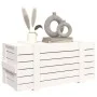 Solid white pine wood storage box 91x40.5x42 cm by vidaXL, Storage baskets - Ref: Foro24-824999, Price: 99,11 €, Discount: %