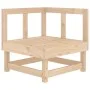 Ecksofa mit Kissen aus massivem Kiefernholz von vidaXL, Modulare Sofas für den Außenbereich - Ref: Foro24-825422, Preis: 127,...
