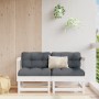Corner sofas with cushions 2 pcs solid white pine wood by vidaXL, Modular outdoor sofas - Ref: Foro24-825451, Price: 161,06 €...