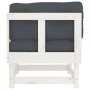 Corner sofas with cushions 2 pcs solid white pine wood by vidaXL, Modular outdoor sofas - Ref: Foro24-825451, Price: 160,18 €...