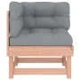 Corner sofa with solid Douglas fir wood cushions by vidaXL, Modular outdoor sofas - Ref: Foro24-825427, Price: 98,58 €, Disco...