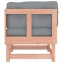 Ecksofa mit Kissen aus massivem Douglasienholz von vidaXL, Modulare Sofas für den Außenbereich - Ref: Foro24-825427, Preis: 9...