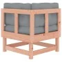Corner sofa with solid Douglas fir wood cushions by vidaXL, Modular outdoor sofas - Ref: Foro24-825427, Price: 98,58 €, Disco...
