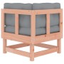 Ecksofa mit Kissen aus massivem Douglasienholz von vidaXL, Modulare Sofas für den Außenbereich - Ref: Foro24-825427, Preis: 9...