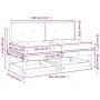 Central sofas with cushions 2 pcs solid wood Douglas fir by vidaXL, Modular outdoor sofas - Ref: Foro24-825462, Price: 149,24...