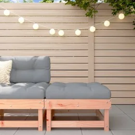 Garden stool with cushion solid Douglas fir wood by vidaXL, Modular outdoor sofas - Ref: Foro24-825441, Price: 74,66 €, Disco...