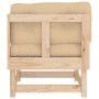 Corner sofas with cushions 2 pcs solid pine wood by vidaXL, Modular outdoor sofas - Ref: Foro24-825450, Price: 123,52 €, Disc...