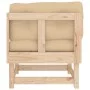 Corner sofas with cushions 2 pcs solid pine wood by vidaXL, Modular outdoor sofas - Ref: Foro24-825450, Price: 123,37 €, Disc...