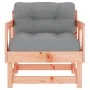 Garden armchairs and cushions 2 pcs solid wood Douglas fir by vidaXL, Modular outdoor sofas - Ref: Foro24-825448, Price: 164,...