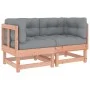 Corner sofas with cushions 2 pcs solid wood Douglas fir by vidaXL, Modular outdoor sofas - Ref: Foro24-825455, Price: 141,64 ...