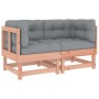 Ecksofas mit Kissen 2 Stück Massivholz Douglasie von vidaXL, Modulare Sofas für den Außenbereich - Ref: Foro24-825455, Preis:...