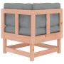 Corner sofas with cushions 2 pcs solid wood Douglas fir by vidaXL, Modular outdoor sofas - Ref: Foro24-825455, Price: 141,64 ...