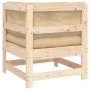 Corner sofa with solid pine wood cushions by vidaXL, Modular outdoor sofas - Ref: Foro24-825541, Price: 93,09 €, Discount: %