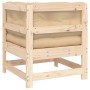 Ecksofa mit Kissen aus massivem Kiefernholz von vidaXL, Modulare Sofas für den Außenbereich - Ref: Foro24-825541, Preis: 94,8...