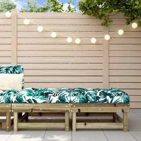Garden stools with cushions 2 pcs impregnated pine wood by vidaXL, Modular outdoor sofas - Ref: Foro24-825470, Price: 103,70 ...