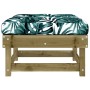 Garden stools with cushions 2 pcs impregnated pine wood by vidaXL, Modular outdoor sofas - Ref: Foro24-825470, Price: 104,65 ...