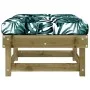 Garden stools with cushions 2 pcs impregnated pine wood by vidaXL, Modular outdoor sofas - Ref: Foro24-825470, Price: 103,70 ...