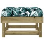 Garden stools with cushions 2 pcs impregnated pine wood by vidaXL, Modular outdoor sofas - Ref: Foro24-825470, Price: 104,65 ...
