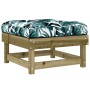Garden stools with cushions 2 pcs impregnated pine wood by vidaXL, Modular outdoor sofas - Ref: Foro24-825470, Price: 104,65 ...
