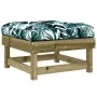 Garden stools with cushions 2 pcs impregnated pine wood by vidaXL, Modular outdoor sofas - Ref: Foro24-825470, Price: 103,70 ...
