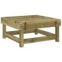 Garden stools with cushions 2 pcs impregnated pine wood by vidaXL, Modular outdoor sofas - Ref: Foro24-825470, Price: 103,70 ...