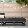 Garden stools with cushions 2 pcs solid gray pine wood by vidaXL, Modular outdoor sofas - Ref: Foro24-825466, Price: 198,38 €...