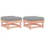 Garden stools with cushions 2 pcs Douglas fir wood by vidaXL, Modular outdoor sofas - Ref: Foro24-825469, Price: 147,03 €, Di...