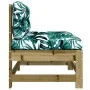Central sofa with impregnated pine wood cushions by vidaXL, Modular outdoor sofas - Ref: Foro24-825554, Price: 69,71 €, Disco...