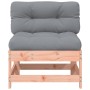 Central sofas with cushions 2 pcs solid wood Douglas fir by vidaXL, Modular outdoor sofas - Ref: Foro24-825581, Price: 143,18...