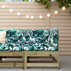 Corner sofa with cushions made of impregnated pine wood by vidaXL, Modular outdoor sofas - Ref: Foro24-825547, Price: 138,63 ...