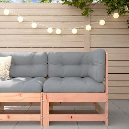 Corner sofa with solid Douglas fir wood cushions by vidaXL, Modular outdoor sofas - Ref: Foro24-825546, Price: 120,92 €, Disc...