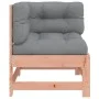 Corner sofa with solid Douglas fir wood cushions by vidaXL, Modular outdoor sofas - Ref: Foro24-825546, Price: 120,92 €, Disc...