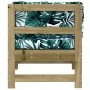 Corner sofa with cushions made of impregnated pine wood by vidaXL, Modular outdoor sofas - Ref: Foro24-825547, Price: 138,63 ...