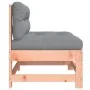 Central sofa with solid Douglas fir wood cushions by vidaXL, Modular outdoor sofas - Ref: Foro24-825553, Price: 117,02 €, Dis...