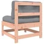 Central sofa with solid Douglas fir wood cushions by vidaXL, Modular outdoor sofas - Ref: Foro24-825553, Price: 117,02 €, Dis...