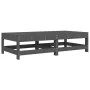 Garden stools with cushions 2 pcs solid pine wood gray by vidaXL, Modular outdoor sofas - Ref: Foro24-825585, Price: 128,28 €...