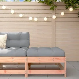 Garden stool with cushion solid Douglas fir wood by vidaXL, Modular outdoor sofas - Ref: Foro24-825560, Price: 45,19 €, Disco...