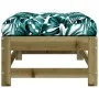 Garden stool with impregnated pine wood cushion by vidaXL, Modular outdoor sofas - Ref: Foro24-825561, Price: 62,29 €, Discou...