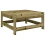 Garden stool with impregnated pine wood cushion by vidaXL, Modular outdoor sofas - Ref: Foro24-825561, Price: 62,29 €, Discou...