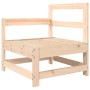 Garden armchair with solid pine wood cushions by vidaXL, Modular outdoor sofas - Ref: Foro24-825569, Price: 92,20 €, Discount: %