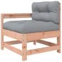 Garden armchair with solid Douglas fir wood cushions by vidaXL, Modular outdoor sofas - Ref: Foro24-825574, Price: 94,37 €, D...