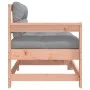 Garden armchair with solid Douglas fir wood cushions by vidaXL, Modular outdoor sofas - Ref: Foro24-825574, Price: 94,37 €, D...