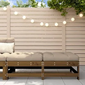 Garden stools with cushions 2 pcs honey brown pine wood by vidaXL, Modular outdoor sofas - Ref: Foro24-825586, Price: 128,44 ...