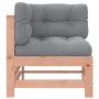 Ecksofa mit Kissen aus massivem Douglasienholz von vidaXL, Modulare Sofas für den Außenbereich - Ref: Foro24-825658, Preis: 1...
