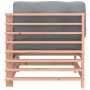 Ecksofa mit Kissen aus massivem Douglasienholz von vidaXL, Modulare Sofas für den Außenbereich - Ref: Foro24-825658, Preis: 1...
